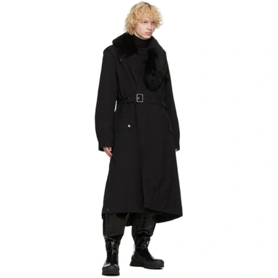 Shop Mr & Mrs Italy Mr And Mrs Italy Black Nick Wooster Edition Trench Coat