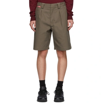 Shop Gr10k Brown Klopman Tailored Stalker Shorts