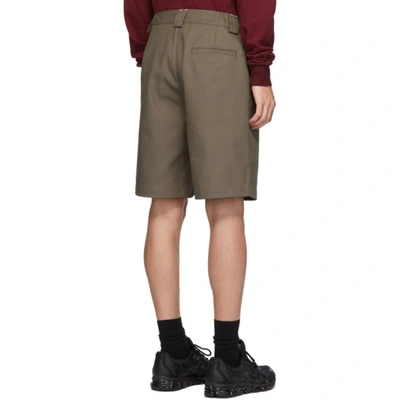 Shop Gr10k Brown Klopman Tailored Stalker Shorts