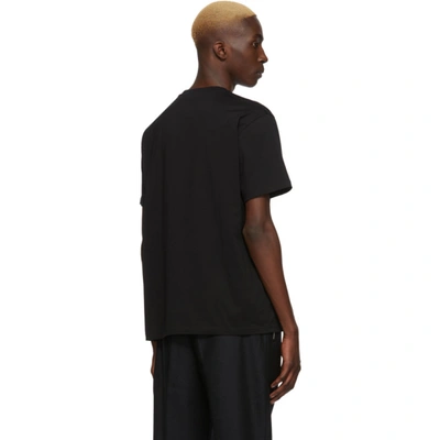 Shop Givenchy Black Fused Tape T-shirt In 001 Black
