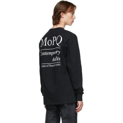 Shop Museum Of Peace And Quiet Black Mopq Long Sleeve T-shirt
