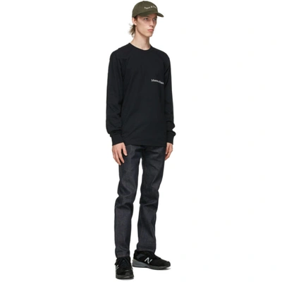 Shop Museum Of Peace And Quiet Black Mopq Long Sleeve T-shirt