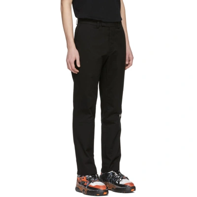 Shop Rochambeau Black Pipe Trousers In Anthracite