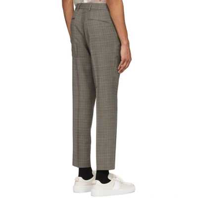 Shop Tiger Of Sweden Grey Check Tord Trousers In 1t3 Tehina
