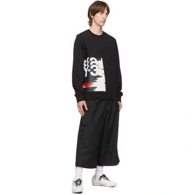 Y-3 M Ch1 Gfx Graphic Crew Sweatshirt In Black | ModeSens