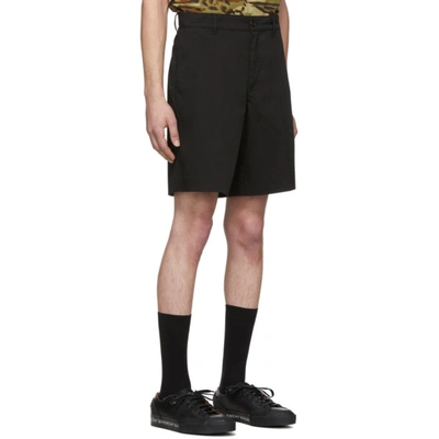 Shop Givenchy Black Classic Stretch Shorts In 001 Black