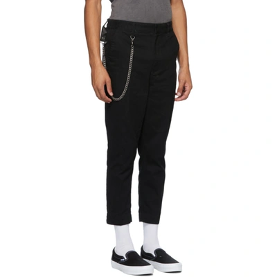 Shop Ksubi Black Sid Trousers In 1 Black