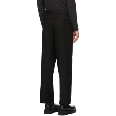 Shop Andersson Bell Black Double Knee Wide Trousers