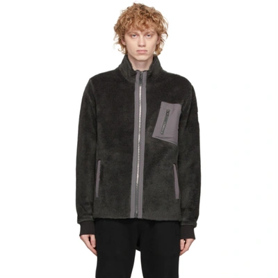 Shop Belstaff Grey Fleece Herne Jacket In 90122 Deepc