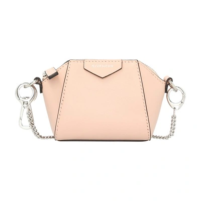 Shop Givenchy Antigona Baby Bag In Light Pink