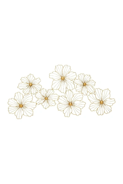 Shop Willow Row Bronze Modern Floral Montage Wall Decor