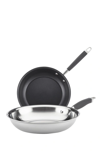 Shop Anolon Tri-ply Onyx Stainless Steel French Skillet