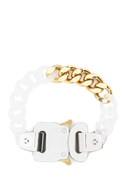 Shop Alyx 1017  9sm Buckled Chain Bracelet In White
