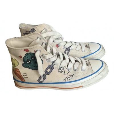 Pre-owned Converse Multicolour Cloth Trainers