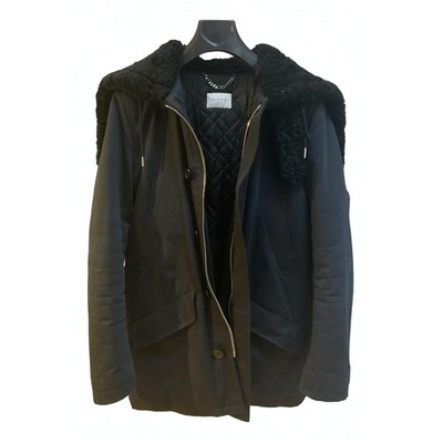 Pre-owned Sandro Black Cotton Jacket