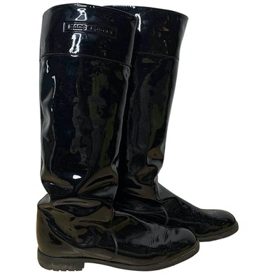 Pre-owned Marc Jacobs Black Patent Leather Boots