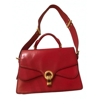 Pre-owned Marc By Marc Jacobs Leather Satchel In Red