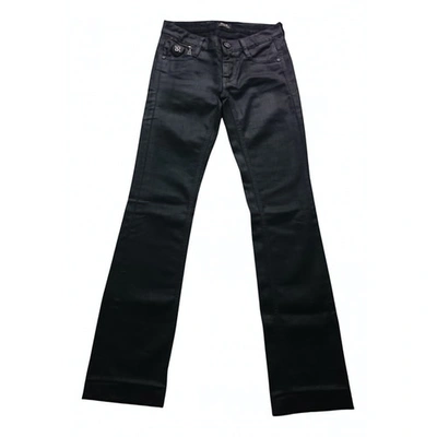 RARE Pre-owned Straight Jeans In Black
