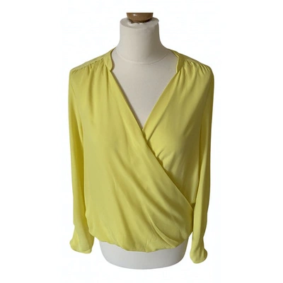 Pre-owned Scotch & Soda Yellow Polyester Top