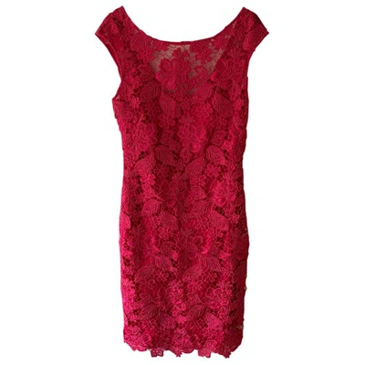 Pre-owned Monique Lhuillier Pink Dress