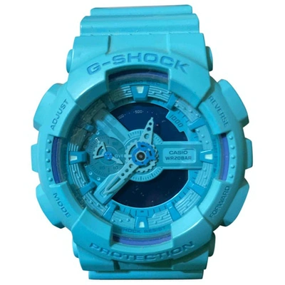 Pre-owned G-shock Watch In Blue
