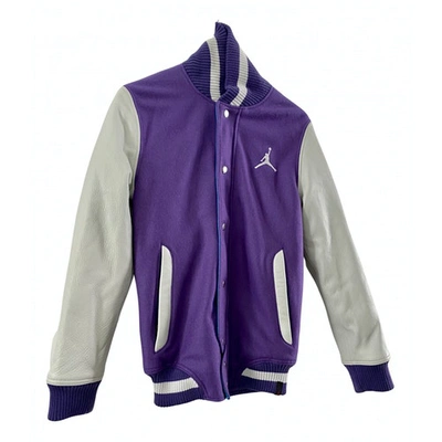 Pre-owned Jordan Wool Jacket In Purple