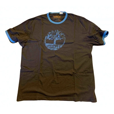 Pre-owned Timberland Brown Cotton T-shirt