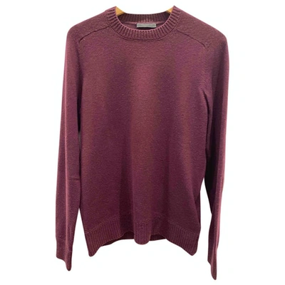 Pre-owned Prada Burgundy Wool Knitwear & Sweatshirts
