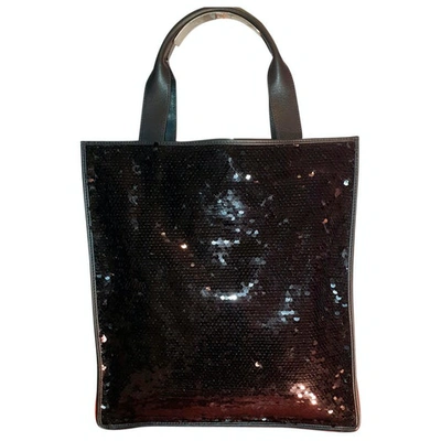 Pre-owned Faith Connexion Glitter Handbag In Black