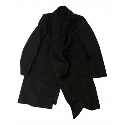 Pre-owned Y/project Black Wool Coat