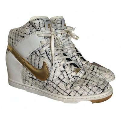 Pre-owned Nike Dunk Sky Tweed Trainers In Multicolour | ModeSens
