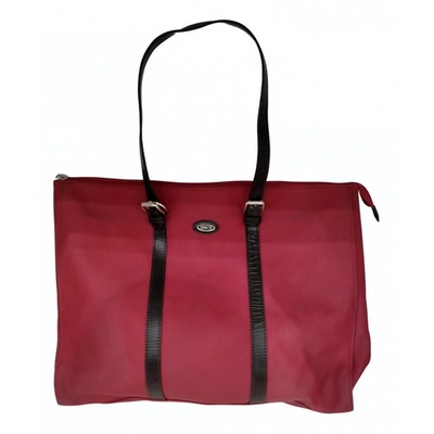 Pre-owned Bric's Leather Handbag In Red