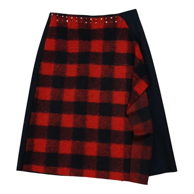 Pre-owned Bazar Deluxe Wool Mid-length Skirt In Black