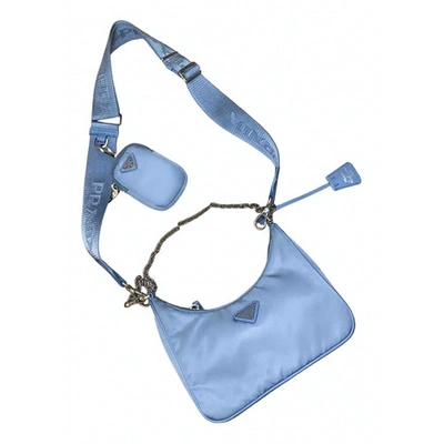 Pre-owned Prada Re-edition Blue Handbag