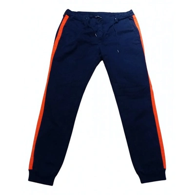 DEPARTMENT 5 Pre-owned Trousers In Blue