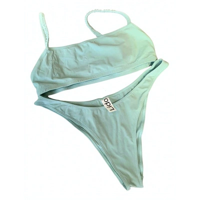 Pre-owned Lido Turquoise Lycra Swimwear