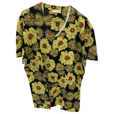 Pre-owned Prada Yellow Cotton T-shirts