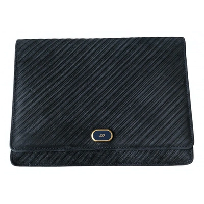 Pre-owned St Dupont Clutch Bag In Black