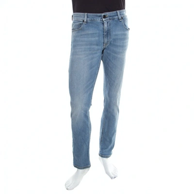 Pre-owned Fendi Blue Denim - Jeans Trousers