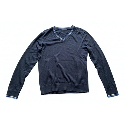 Pre-owned Prada Anthracite Wool Knitwear & Sweatshirts