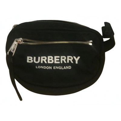 Pre-owned Burberry Bum Bag Bag In Black