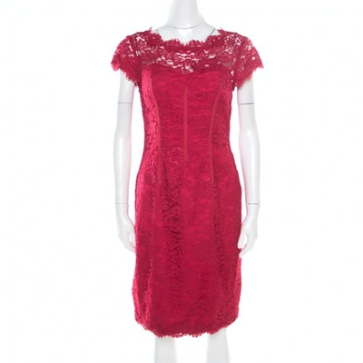 Pre-owned Monique Lhuillier Pink Dress