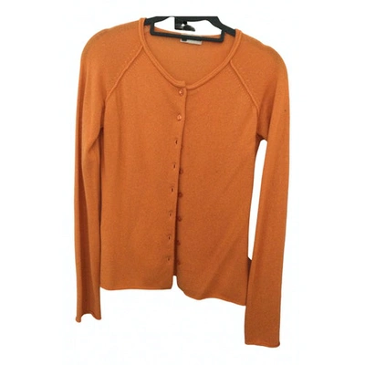 Pre-owned Colombo Cashmere Cardigan In Orange