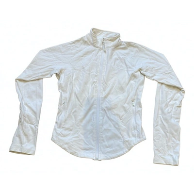 Pre-owned Lululemon Jacket In White