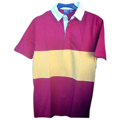 Pre-owned Asos Design Polo Shirt In Multicolour
