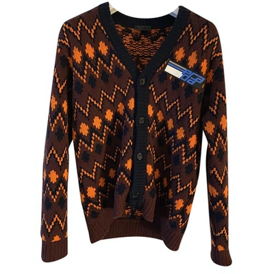 Pre-owned Prada Orange Wool Knitwear & Sweatshirts