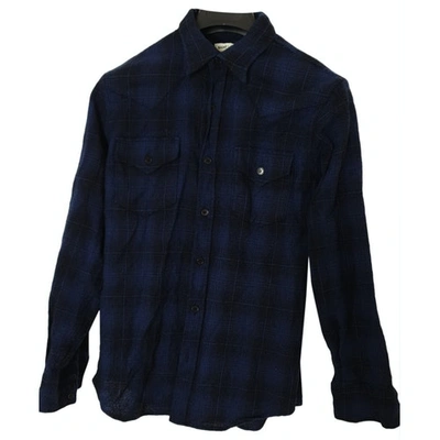 Pre-owned Saint Laurent Blue Wool Shirts