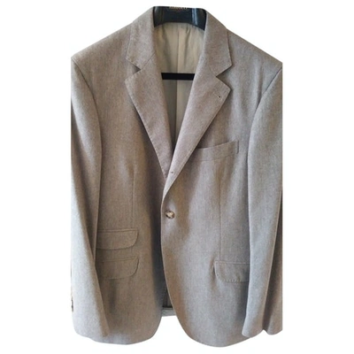 Pre-owned Brunello Cucinelli Brown Wool Jacket