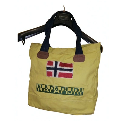 Pre-owned Napapijri Cloth Handbag In Green