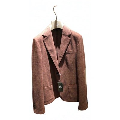 Pre-owned Eleventy Wool Short Vest In Brown